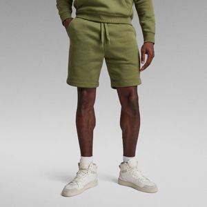 Premium Core Sweat Short - Groen - Heren