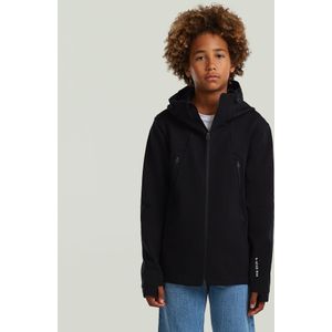 Trui Regular Hooded Full Zip voor jongens - Zwart - jongens