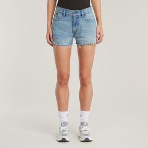True Raw Edge Denimshort - Lichtblauw - Dames