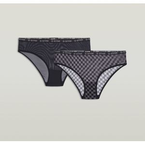 Mesh Brazilian Slip Set van 2 - Zwart - Dames