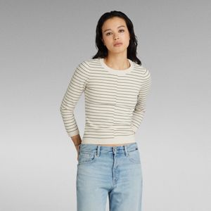 Broken Stripe Lightweight Jumper - Meerkleurig - Dames