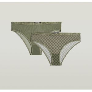 Mesh Brazilian Slip Set van 2 - Groen - Dames