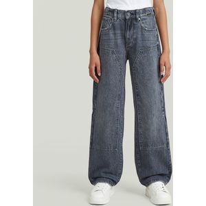 Bowey 3D Carpenter Loose jeans voor meisjes - Donkerblauw - meisjes