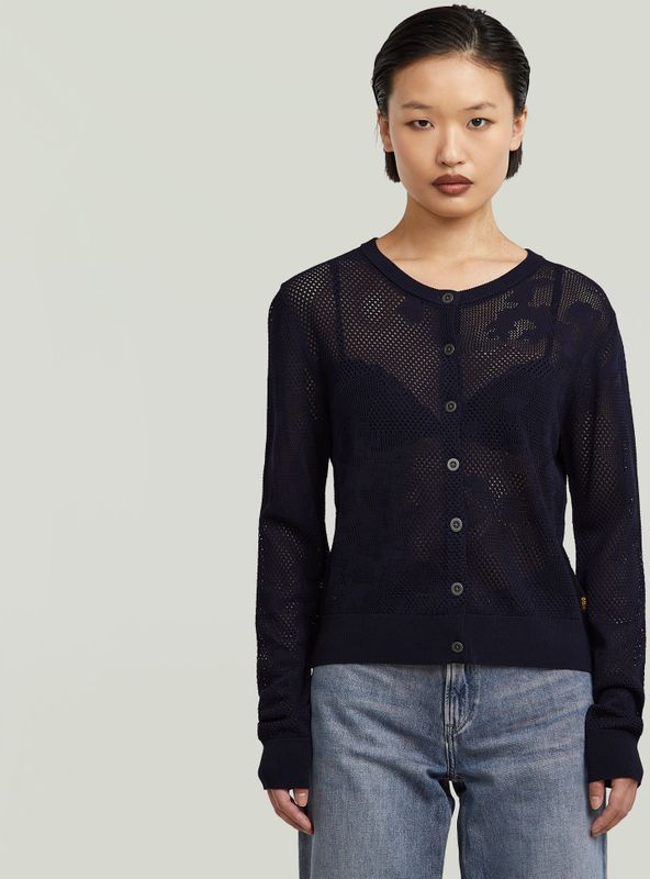 G-star - D27248-B754 - Cardigan - Lichtgewicht - Knoopsluiting