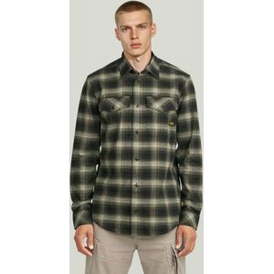 Marine Slim Overhemd - Meerkleurig - Heren