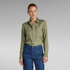 Fitted Shirt - Groen - Dames