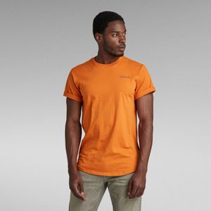 Back Graphic Lash T-Shirt - Oranje - Heren