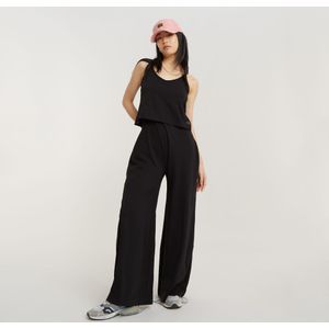 Spaghetti Strap Loose Jumpsuit - Zwart - Dames