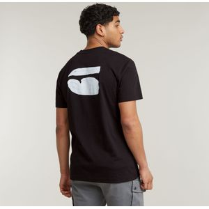 Burger Back Print T-Shirt - Zwart - Heren