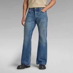 Triple A Bootcut Jeans - Midden blauw - Heren