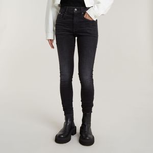 G-Star RAW 3301 High Skinny Jeans Donkergrijs