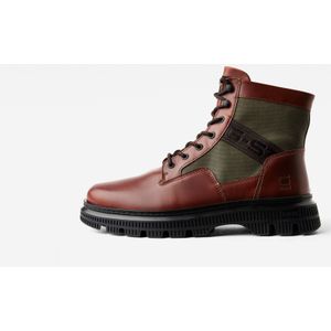 Vetar II High Leren Boots - Rood - Heren