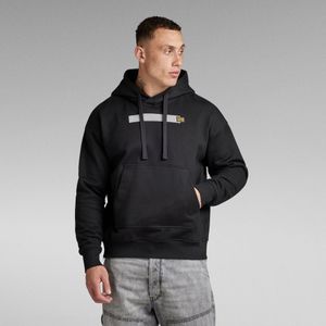 Flight Deck Loose Hoodie - Zwart - Heren