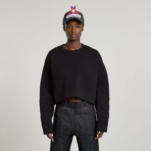 WVB Unisex Korte Sweater - Zwart - Heren