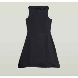 Corset Flare Jurk - Zwart - Dames