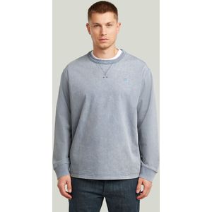 Washed Sweater - Donkerblauw - Heren