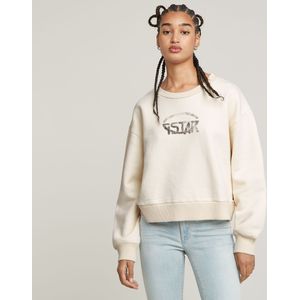 Logo Loose Sweater - Wit - Dames