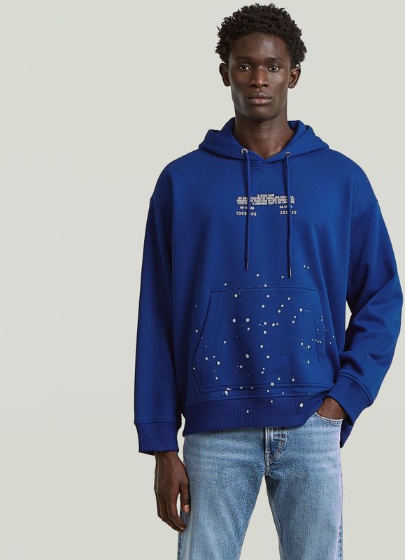 G-star - Text Splatters - Hoodie - Relaxed Fit