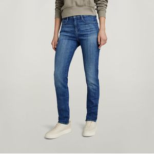 Ace 2.0 Slim Straight Jeans - Midden blauw - Dames