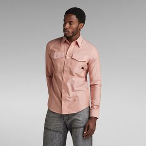 Marine Slim Shirt - Meerkleurig - Heren