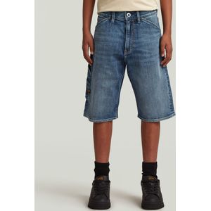 Utility Short Jongens - Midden blauw - jongens