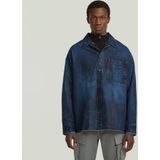 Boxy Fit Overshirt - Donkerblauw - Heren