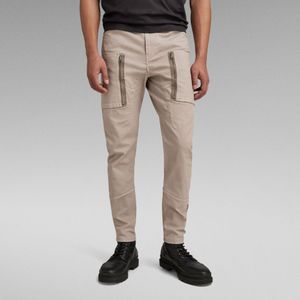 Zip Pocket 3D Skinny Cargobroek - Grijs - Heren