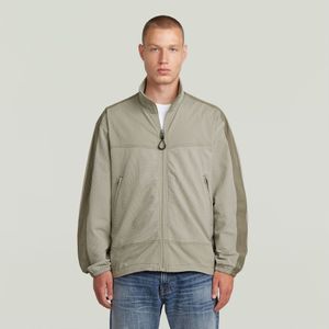 Woven Track Overshirt - Beige - Heren