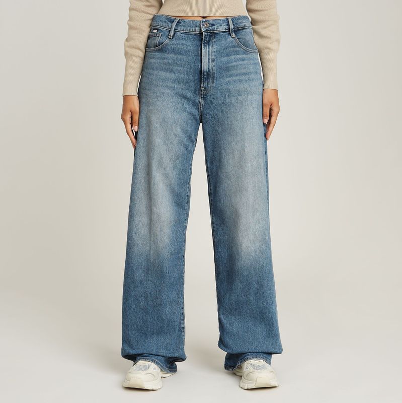 Deck 2.0 High Loose Jeans - Lichtblauw - Dames