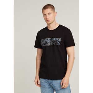 Chain Logo T-Shirt - Zwart - Heren