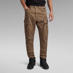 Zip Pocket 3D Skinny Cargo Broek 2.0 - Bruin - Heren