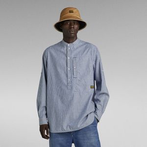 G4A Half Placket Relaxed Shirt - Meerkleurig - Heren