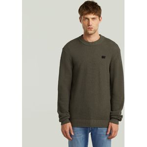 Honey Comb Structure Knit - Grijs - Heren