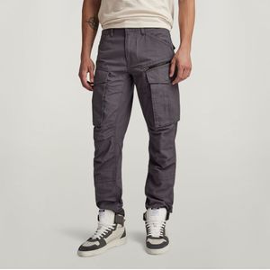 Rovic Zip 3D Regular Tapered Broek - Grijs - Heren