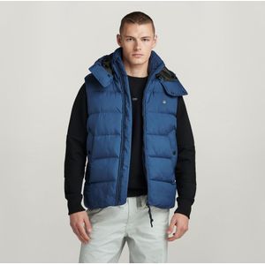 G-Whistler Bodywarmer Met Capuchon - Midden blauw - Heren