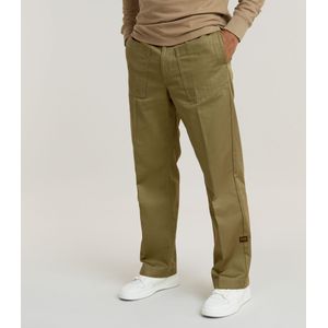 Regular Straight Pocket Chino - Groen - Heren