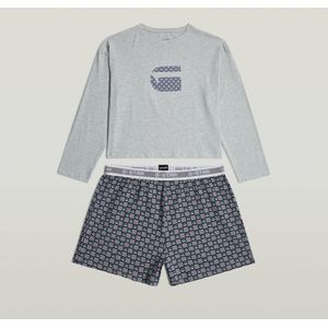 Tee en Short Pyjama Set - Meerkleurig - Dames
