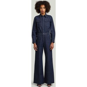 G-star - Western Wide Leg - Jumpsuit - Losse Pasvorm - Lange Mouwen