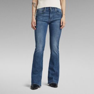 Premium 3301 Flare Jeans - Midden blauw - Dames