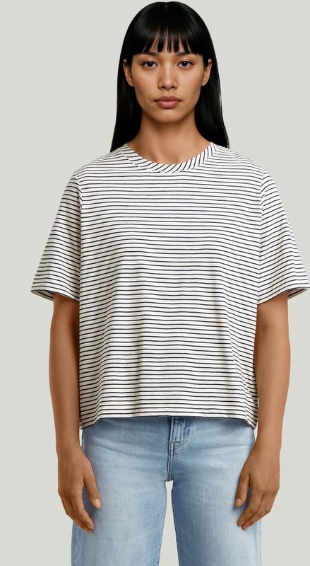 Boxy T-shirt - Wit - Dames