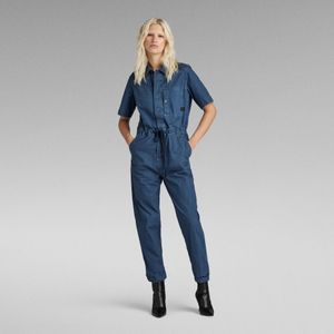 Army Jumpsuit - Midden blauw - Dames