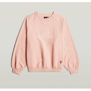 Kids Sweater Loose Raglan - Roze - meisjes