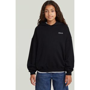 Sweater Hooded Oversized voor meisjes - Zwart - meisjes