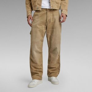 Carpenter 3D Loose Jeans - Beige - Heren