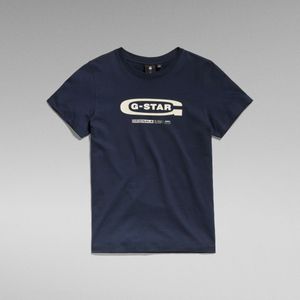 Kids T-Shirt G-Star Graphic - Donkerblauw - jongens