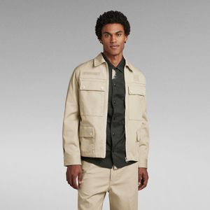 4 Pocket Zip Jack - Beige - Heren