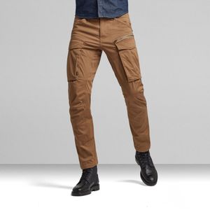 Rovic Zip 3D Straight Tapered Broek - Bruin - Heren