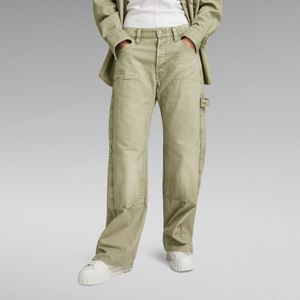 Bowey 3D Carpenter Loose Jeans - Groen - Dames