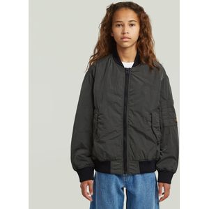 Gewatteerd Bomberjack voor meisjes - Donkerblauw - meisjes