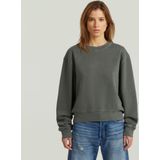 Washed Relaxed Sweater - Grijs - Dames